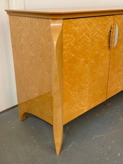 Pietro Contantini Postmodern Italian Maple Lacquer Credenza, Sideboard Cabinet