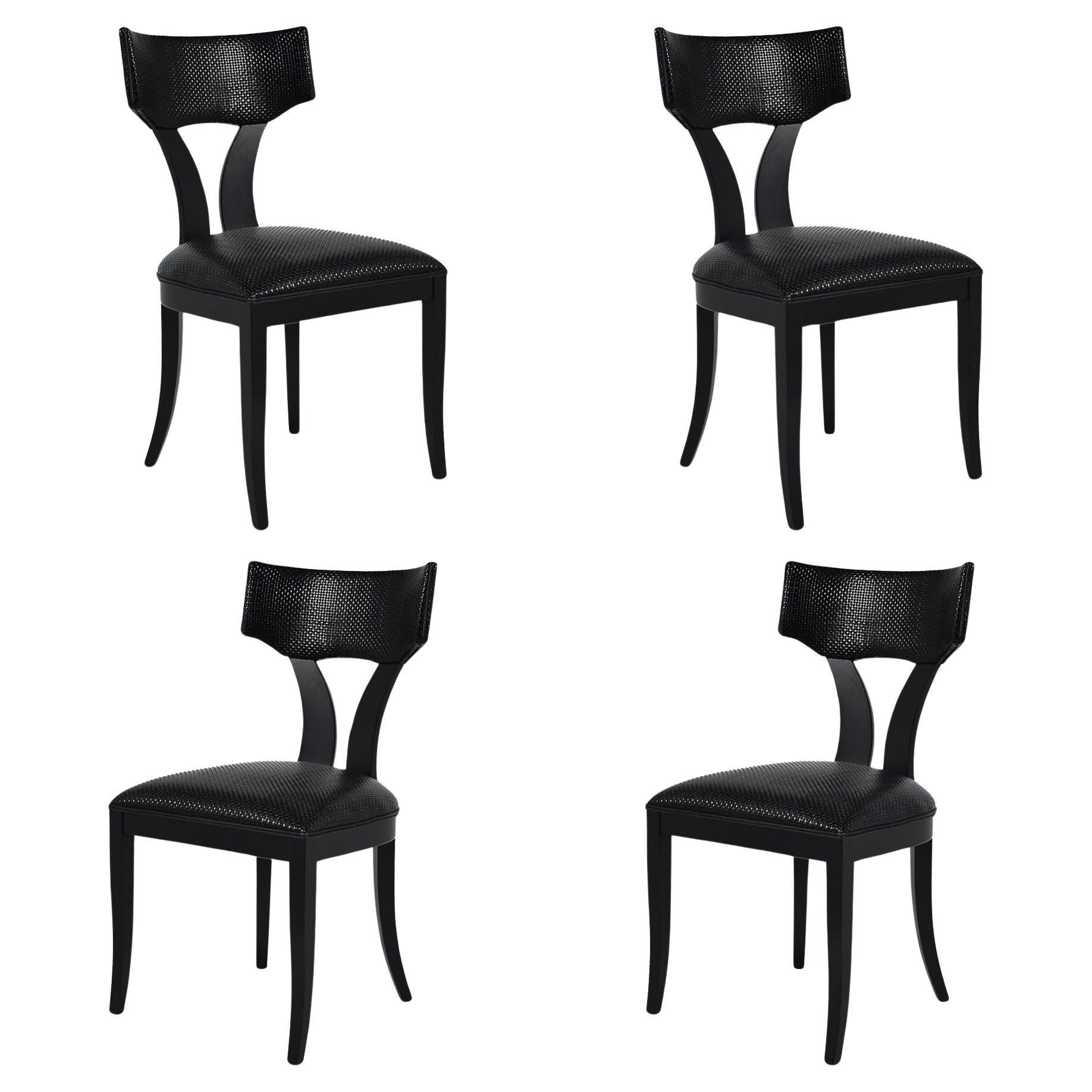 Pietro Costantini Set of Four Side Chairs en vente