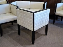 One Pietro Costantini Yale Corner Chair in Quilted Ultrasuede