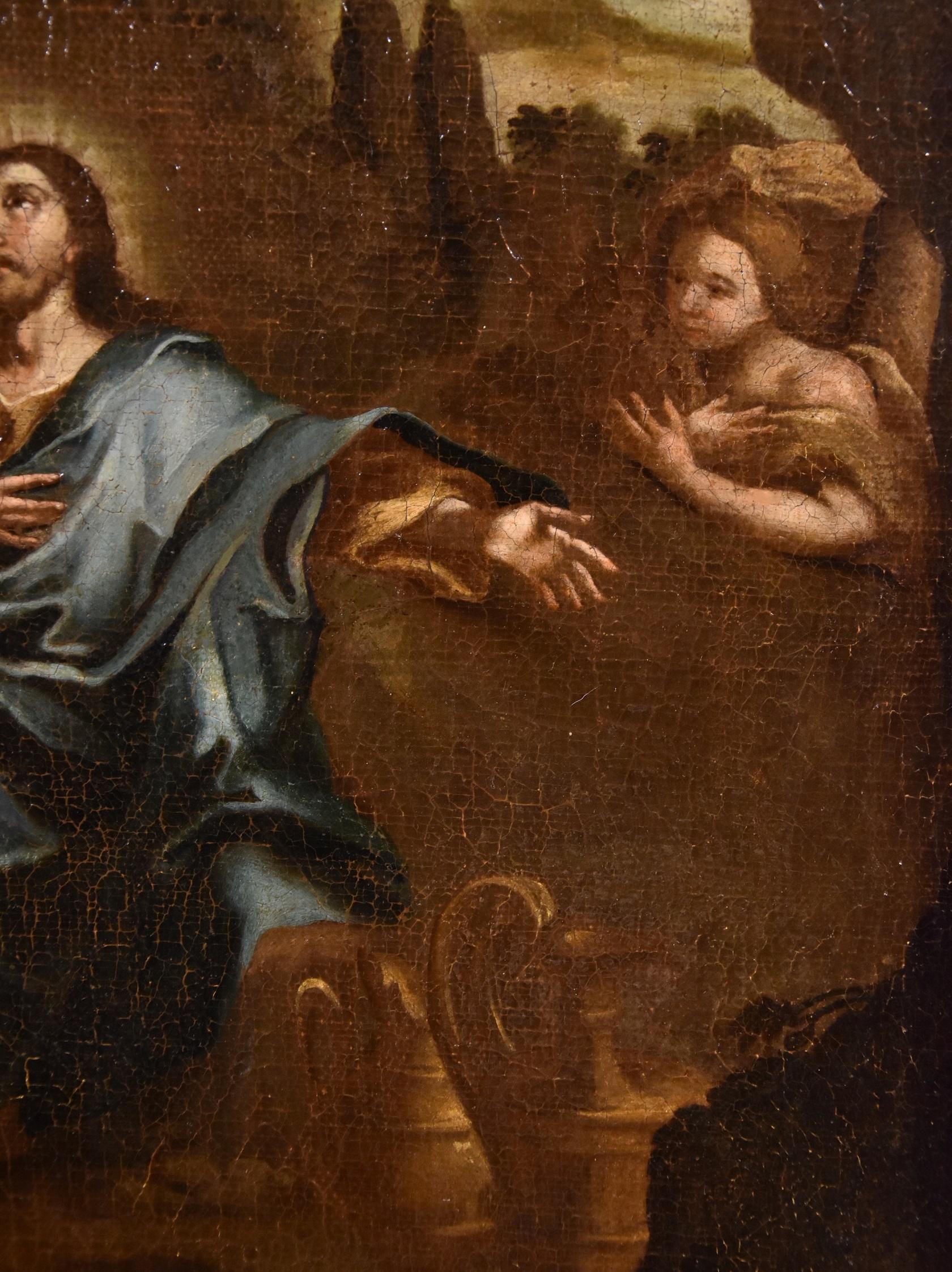 Christ Angels Pietro Da Cortona Paint Oil on canvas Old master 17th Century  Art For Sale 4