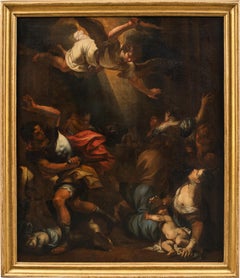 Taller de Pietro da Cortona (maestro italiano) - pintura de figuras del siglo XVII