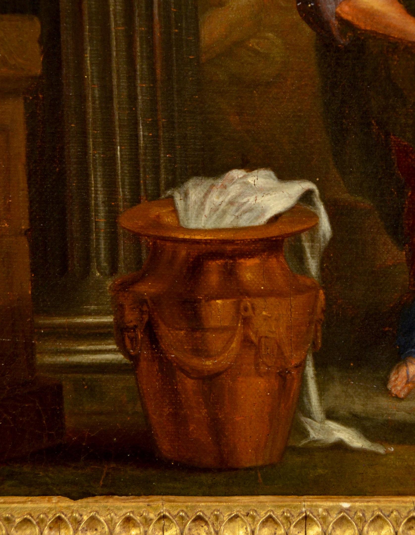 Prinzessin Polissena Pietro Da Cortona, Gemälde Öl auf Leinwand, Alter Meister, 18. Jahrhundert 6