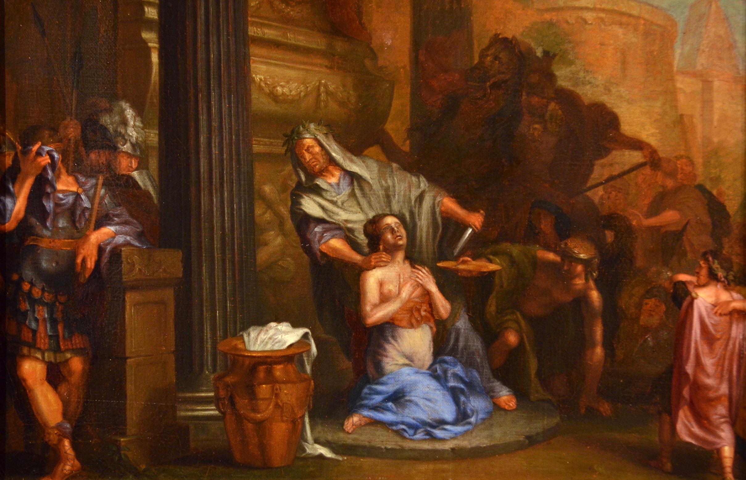 Prinzessin Polissena Pietro Da Cortona, Gemälde Öl auf Leinwand, Alter Meister, 18. Jahrhundert – Painting von Pietro da Cortona (Cortona 1596 - Rome 1669), circle of