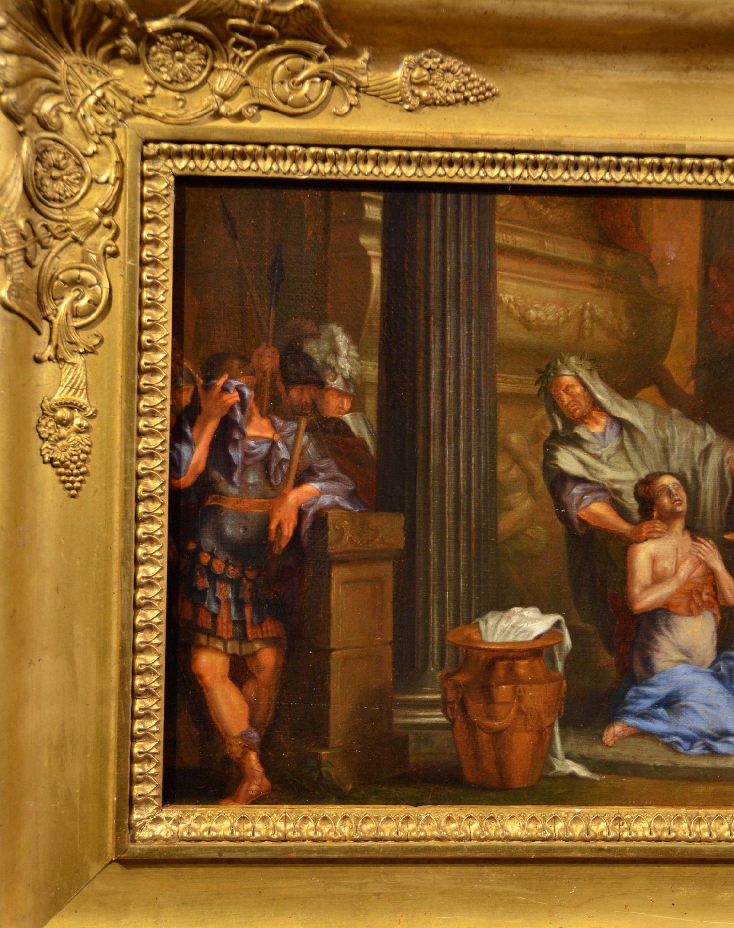 Prinzessin Polissena Pietro Da Cortona, Gemälde Öl auf Leinwand, Alter Meister, 18. Jahrhundert (Alte Meister), Painting, von Pietro da Cortona (Cortona 1596 - Rome 1669), circle of