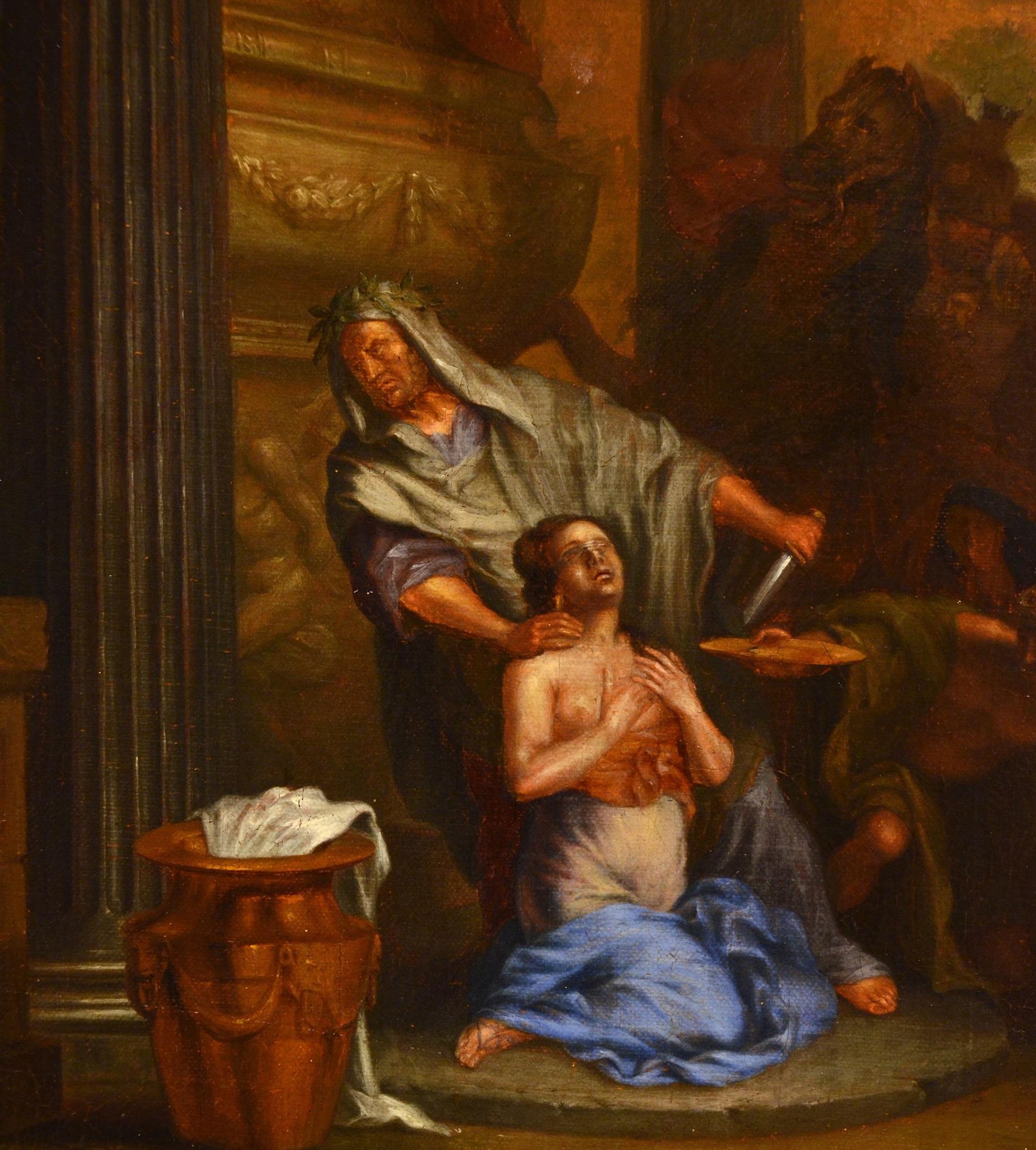 Prinzessin Polissena Pietro Da Cortona, Gemälde Öl auf Leinwand, Alter Meister, 18. Jahrhundert 2