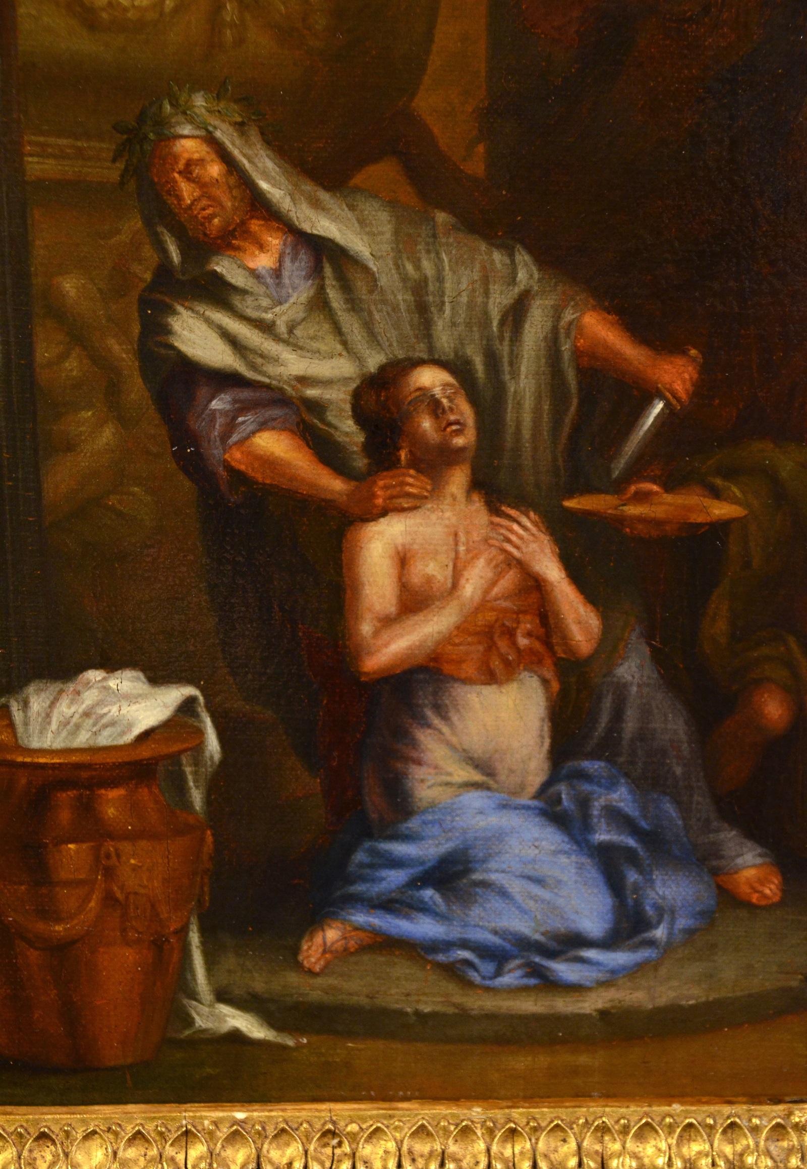 Prinzessin Polissena Pietro Da Cortona, Gemälde Öl auf Leinwand, Alter Meister, 18. Jahrhundert 5