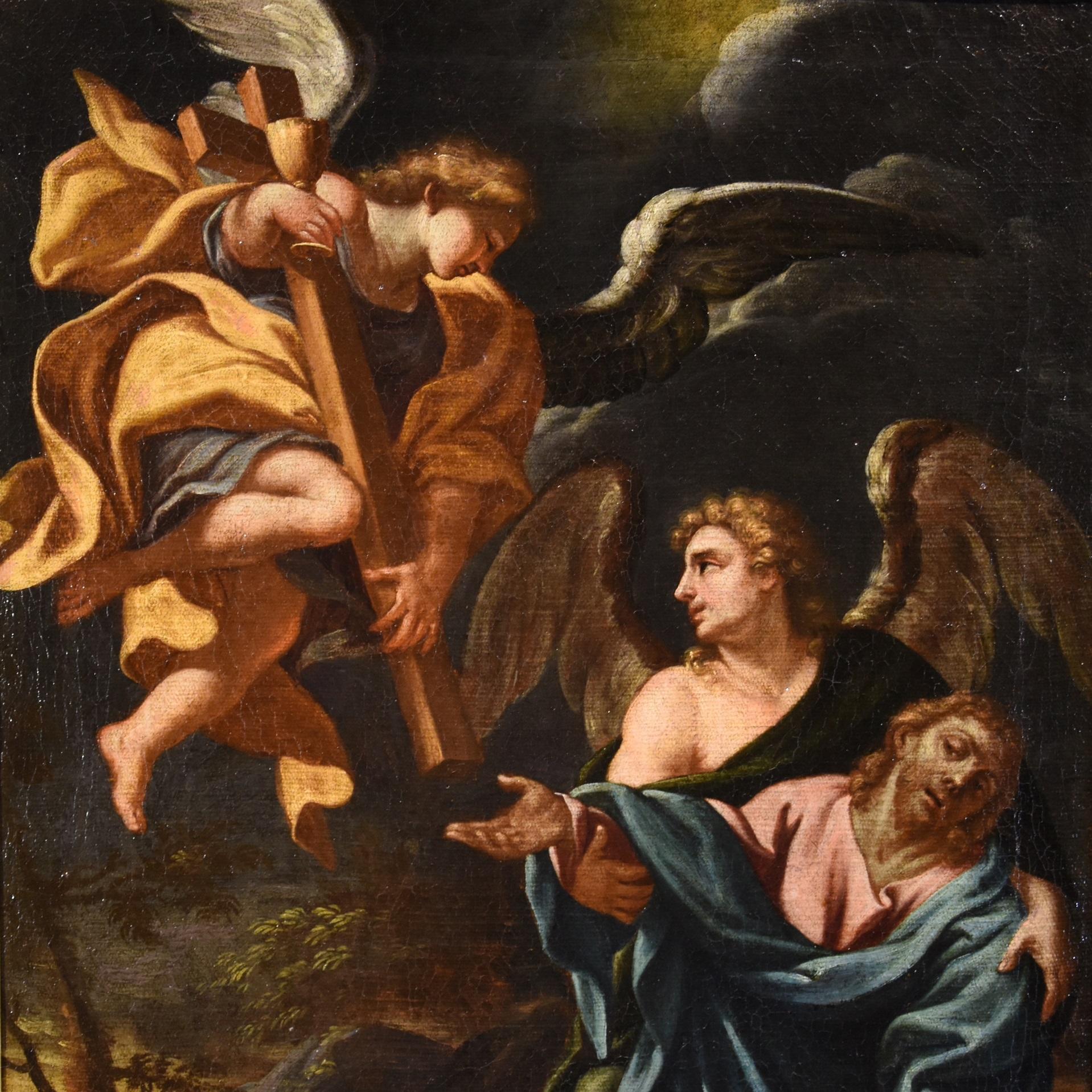 Christ Angels Pietro Da Cortona Paint 17th Century Oil on canvas Old master Art 5