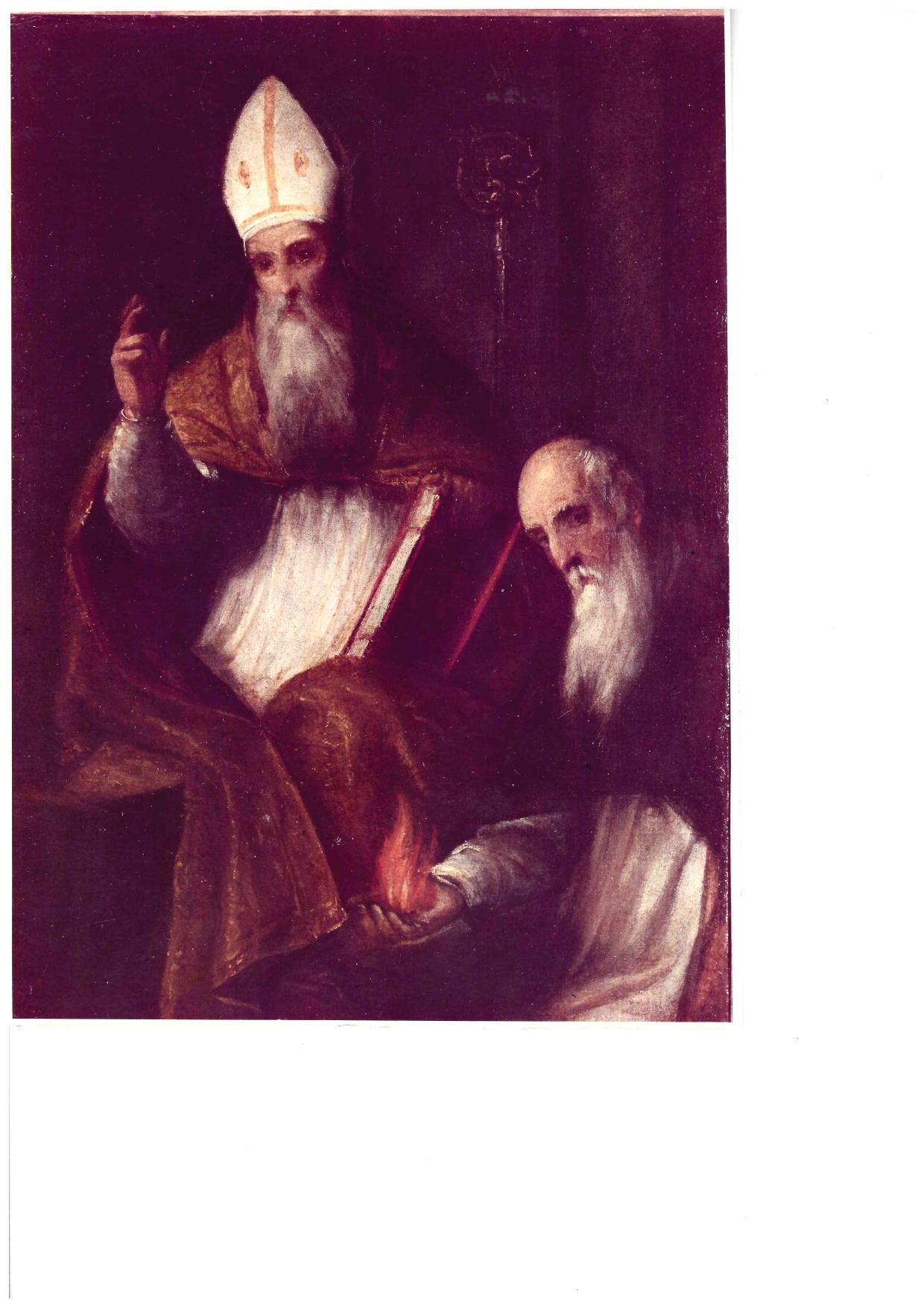 Pietro Marescalchi Spada (Venetian) - 16th century figure painting - Saints For Sale 7