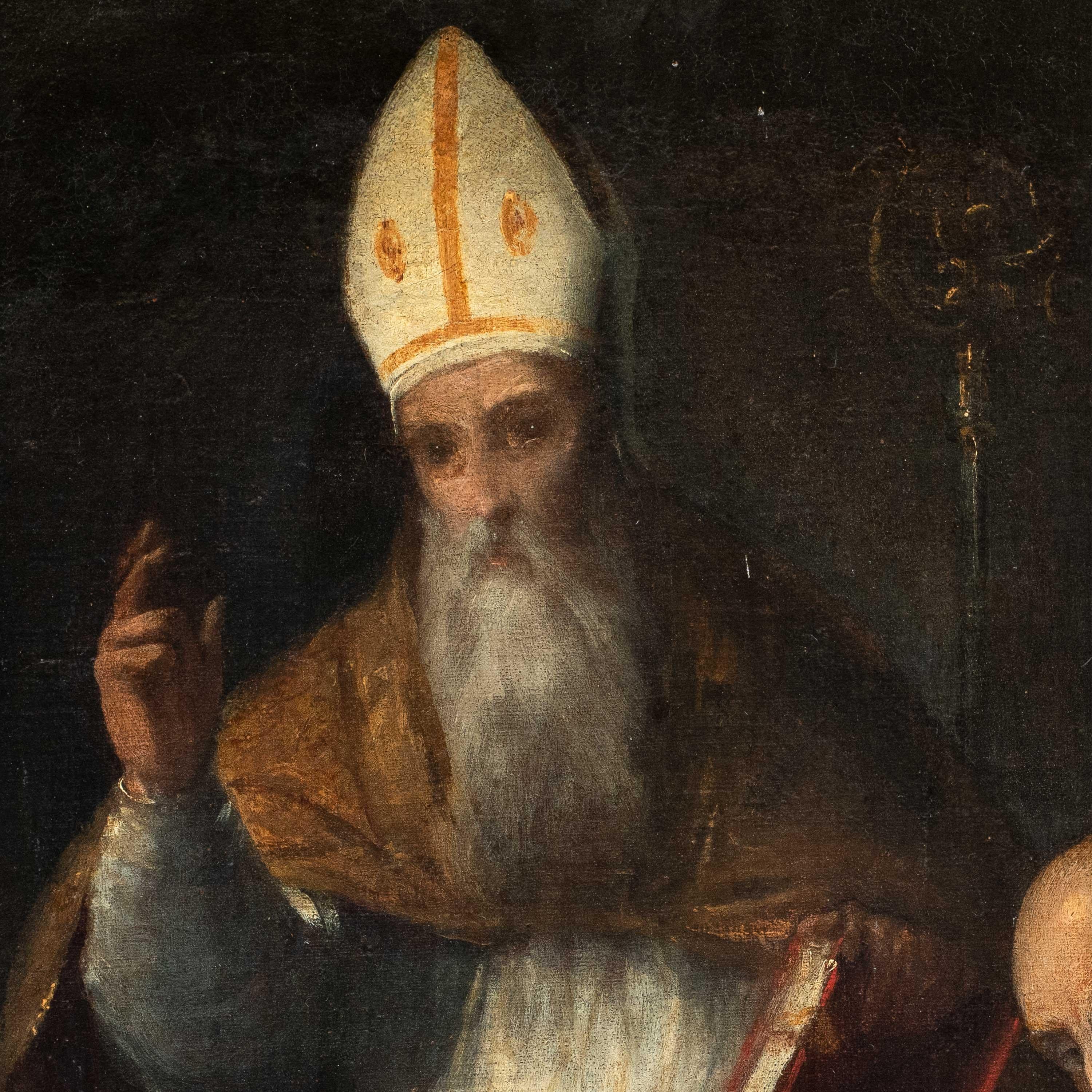 Pietro Marescalchi Spada (Vénitien) - Peinture de figures du XVIe siècle - Saints - Painting de Pietro de' Marescalchi