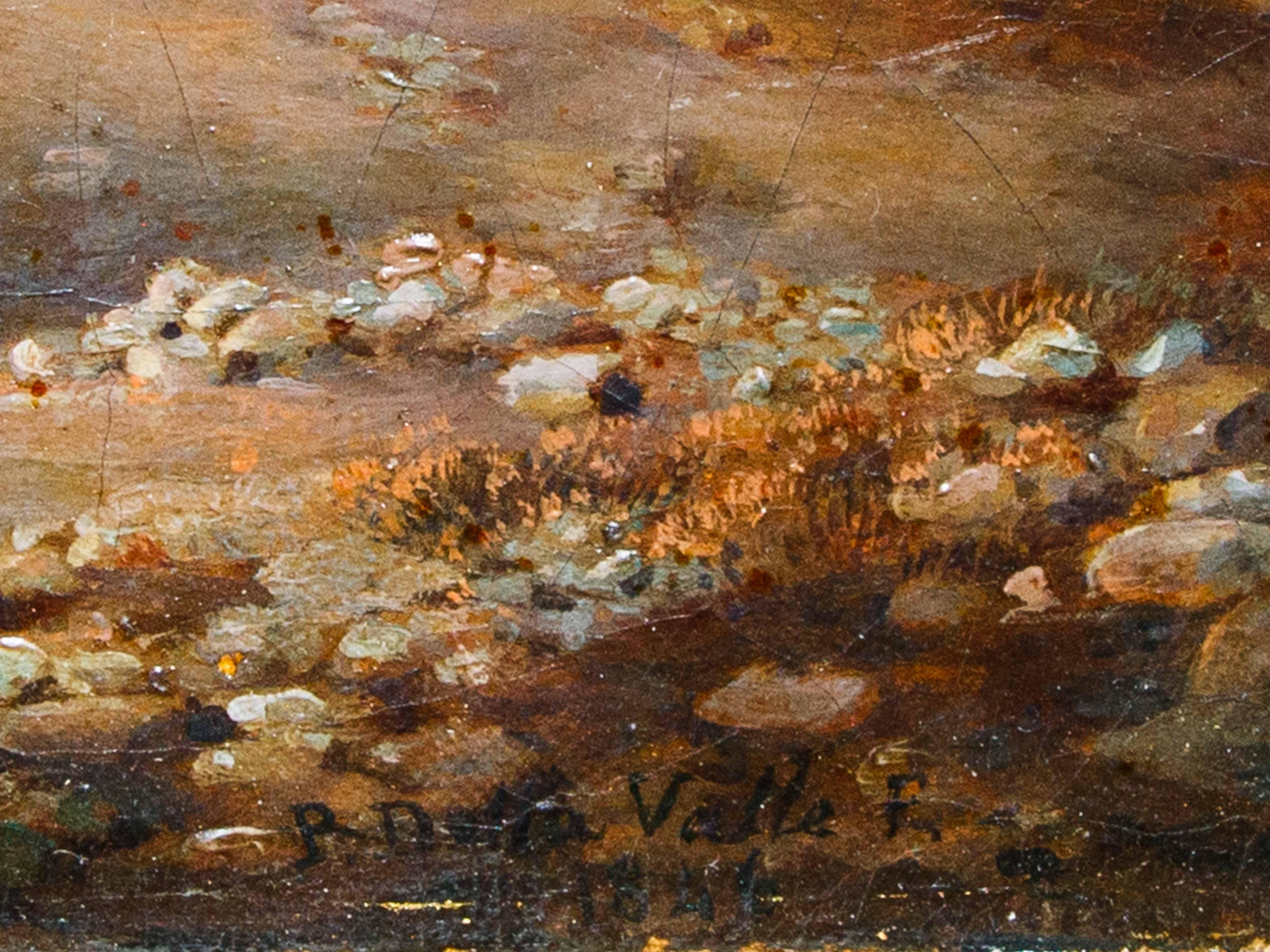 Di Pietro della Valle, Landschaft mit Fischern im Angebot 3