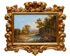 Di Pietro della Valle, Paysage avec pêcheur