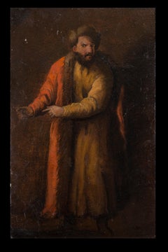 17th Century by Pietro della Vecchia Old man in a coat trimmed with fur