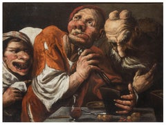 Siglo XVII por Pietro della Vecchia Los alquimistas Óleo sobre lienzo