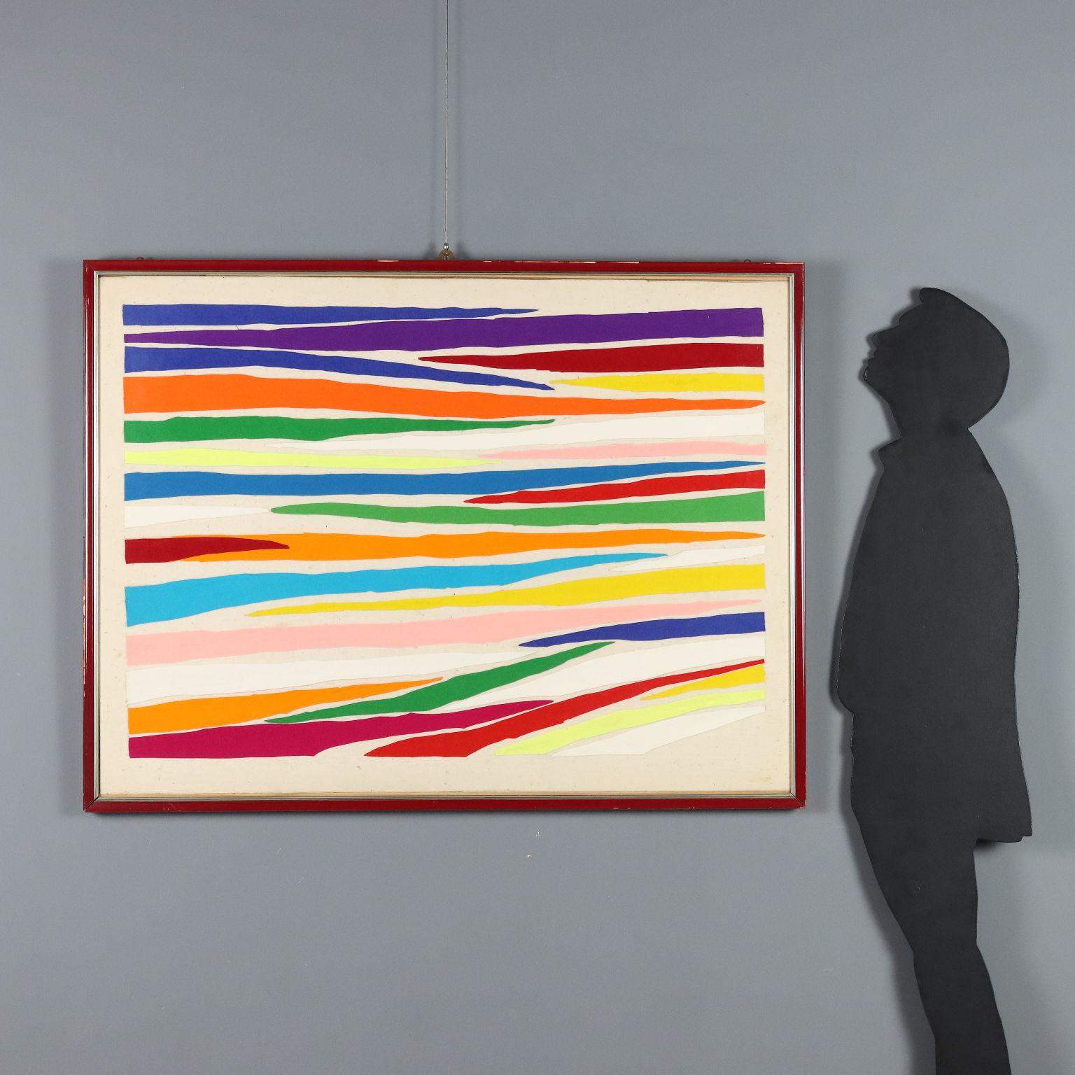 1974 Feutre multiple - Contemporain Mixed Media Art par Pietro Dorazio
