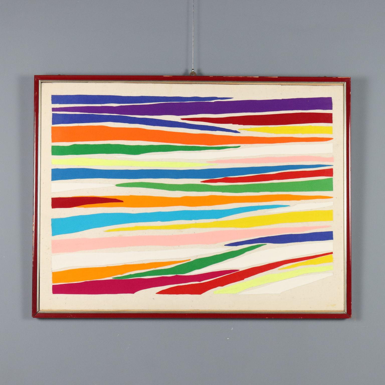 1974 Feutre multiple - Mixed Media Art de Pietro Dorazio