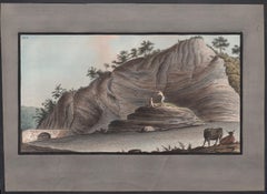 Campi Phlegraei - View of a section of a part of the cone of Astruni, Italy