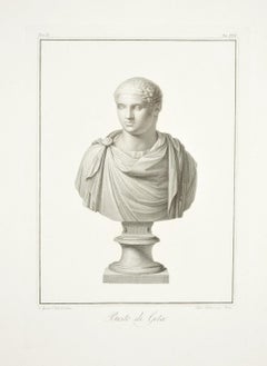 Bust of Geta - by P. Fontana - 1821