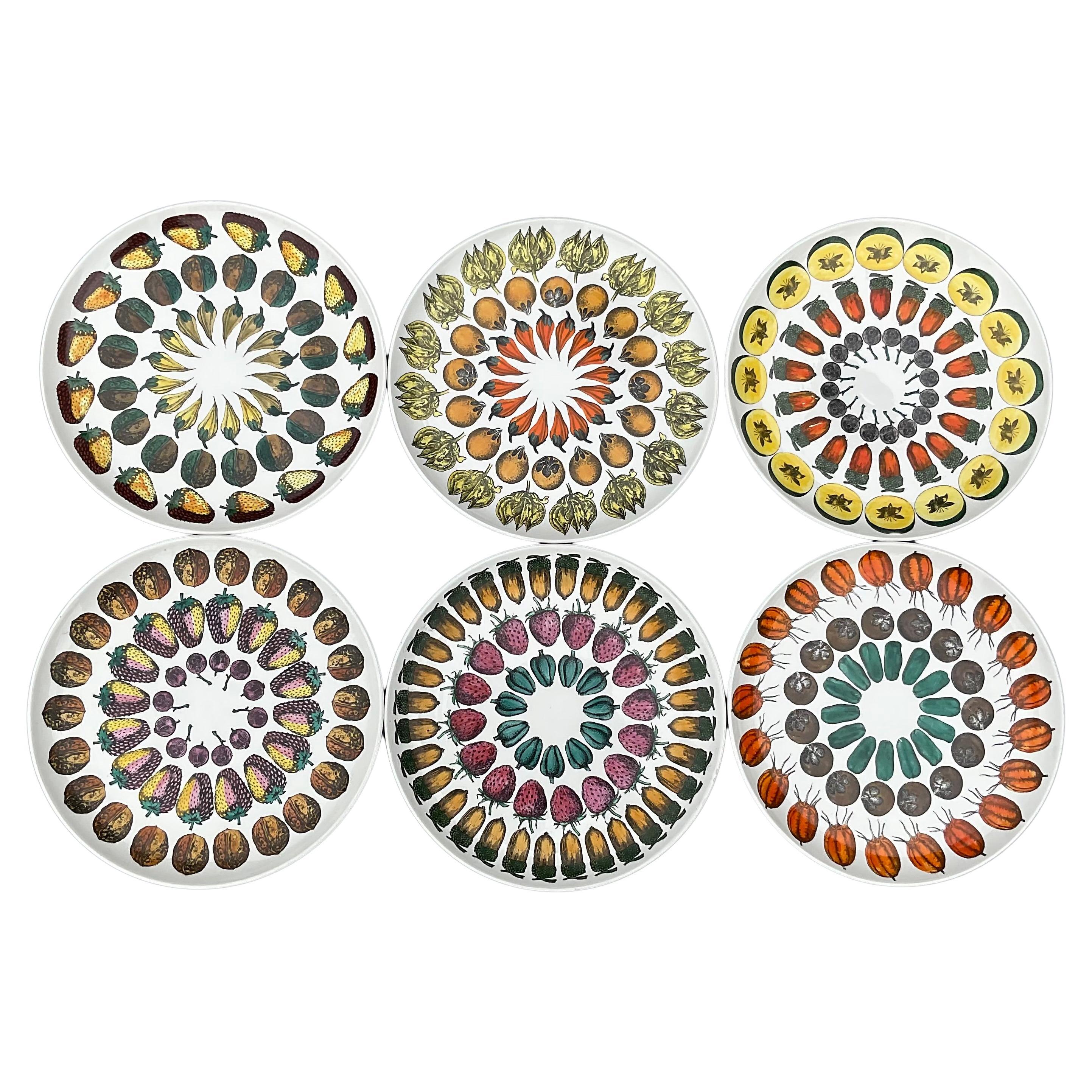 Piero Fornasetti, Tema e Variazioni plates, collection of twenty-four (c.  1955-65)