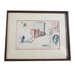 Pietro Lazzari '1895-1979' WPA Signed Etching