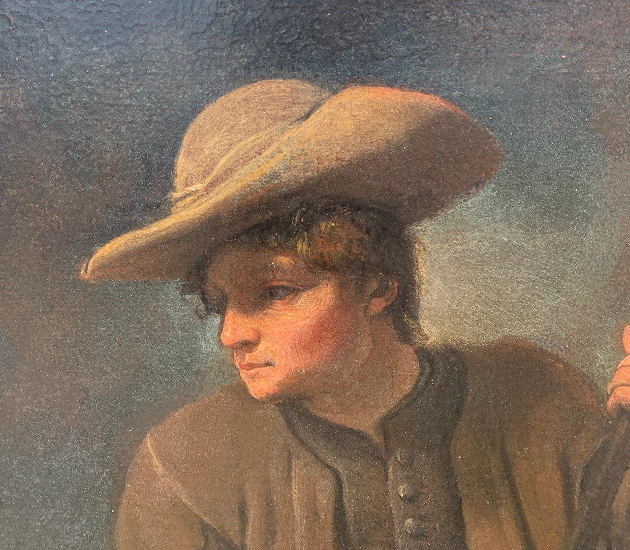 Pietro Longhi (Venetian master) - 18th century figure painting - Hunter For Sale 4