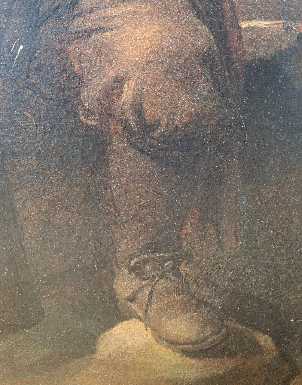Pietro Longhi (Venetian master) - 18th century figure painting - Hunter For Sale 5