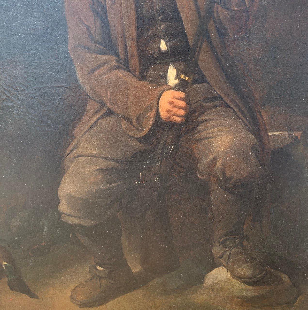 Pietro Longhi (Venetian master) - 18th century figure painting - Hunter For Sale 8