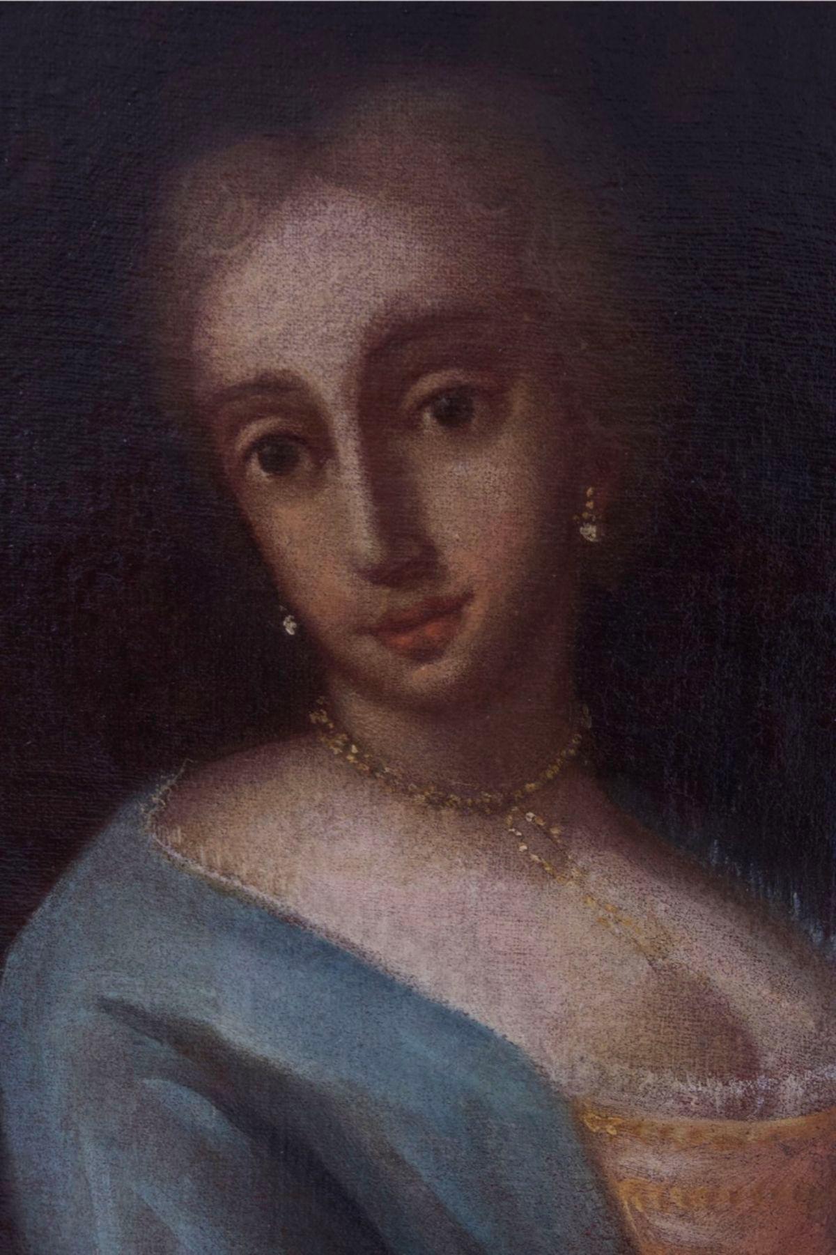 Pietro Longhi Antique Venetian Colombina Painting 'Attr.' 4