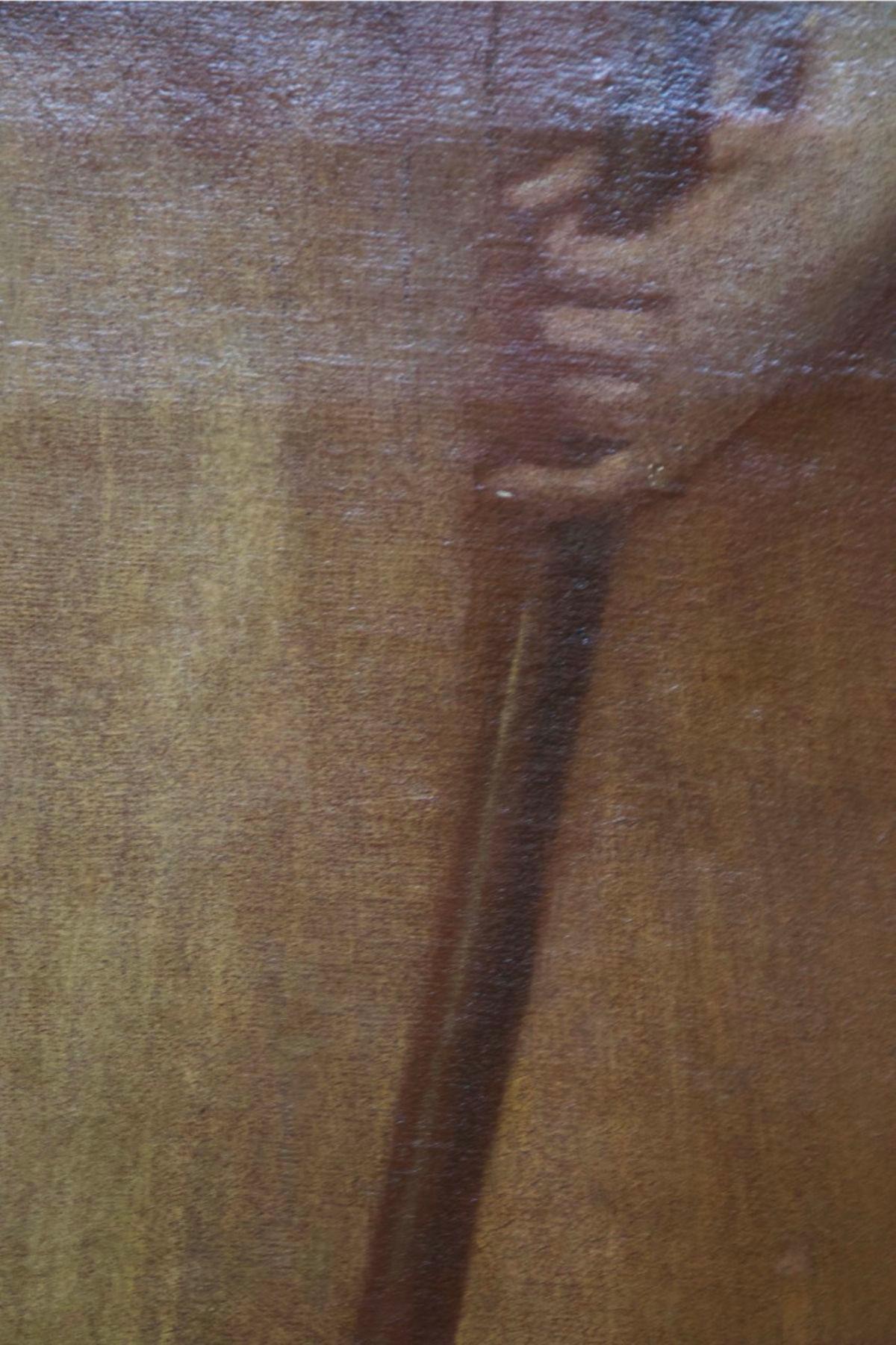 Mid-18th Century Pietro Longhi Antique Venetian Colombina Painting 'Attr.'
