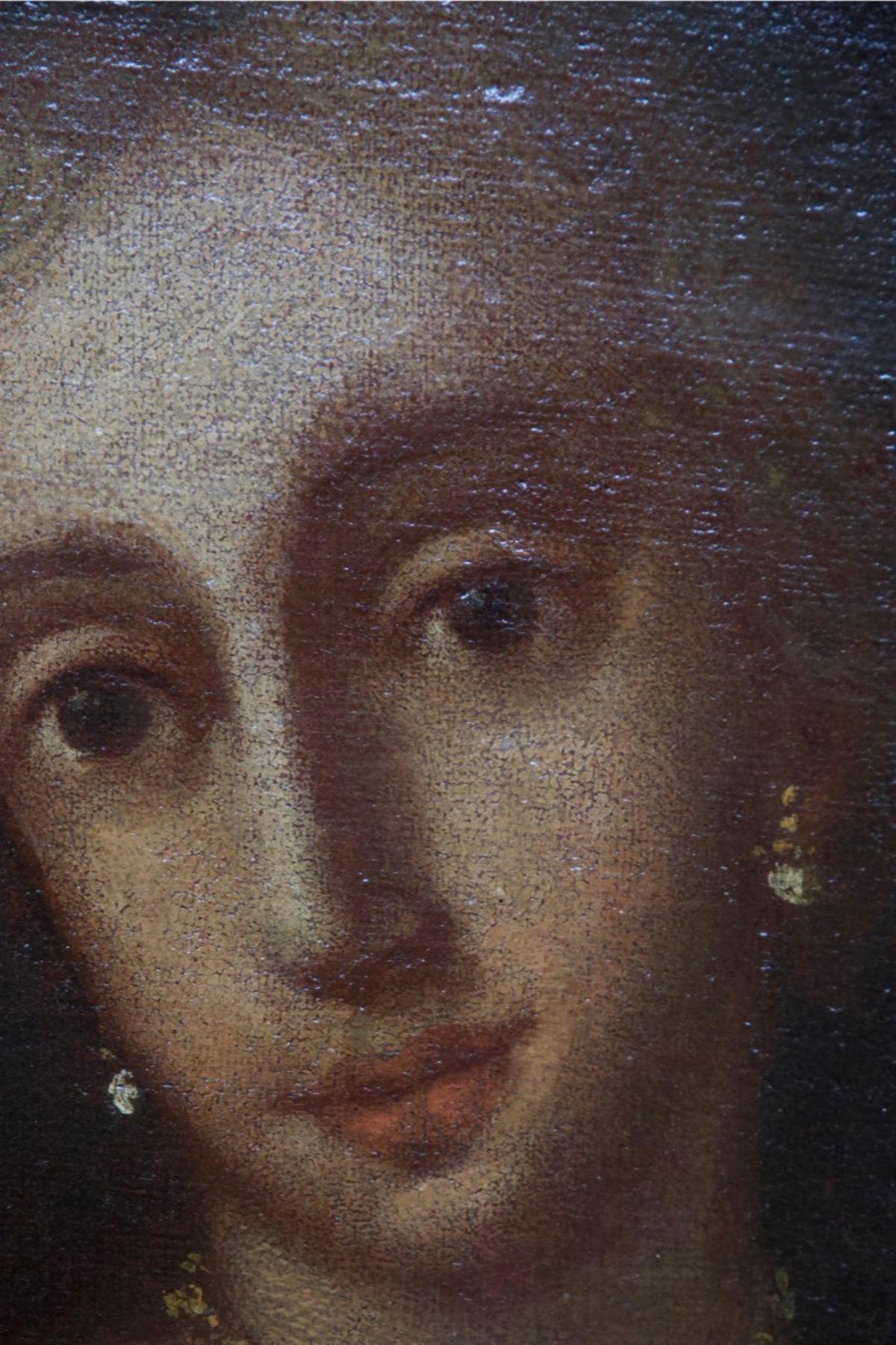 Pietro Longhi Antique Venetian Colombina Painting 'Attr.' 1