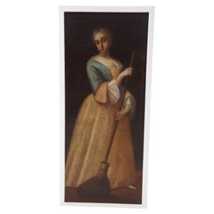 Pietro Longhi Antique Venetian Colombina Painting 'Attr.'