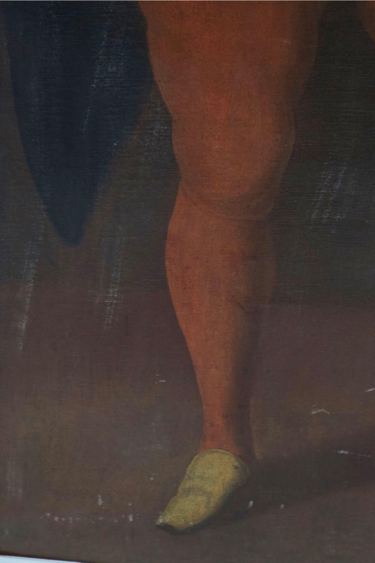 Pietro Longhi Antique Venetian Pantalone Painting 'Attr.' 2