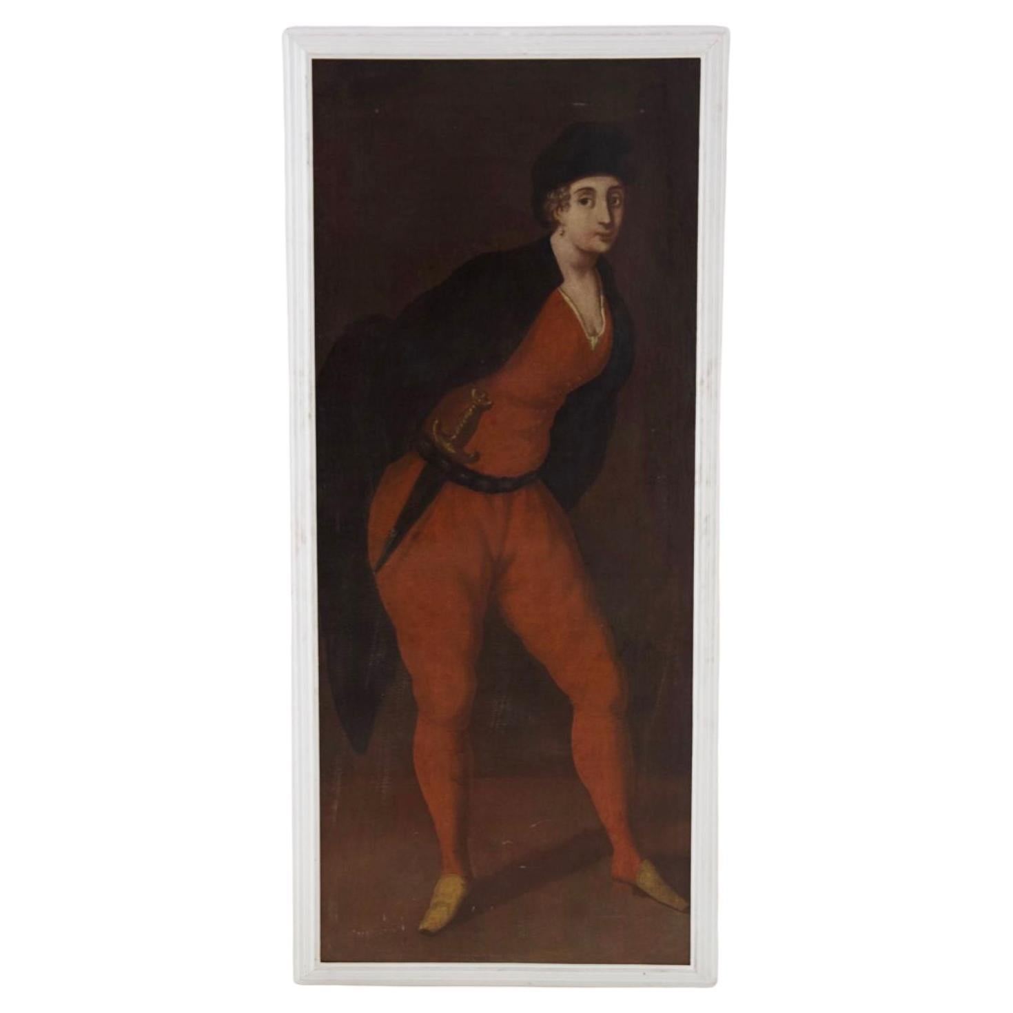Pietro Longhi Antique Venetian Pantalone Painting 'Attr.'