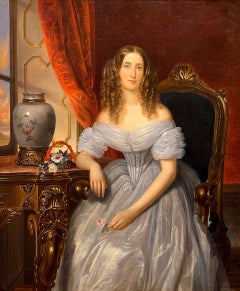 Antique Portrait of a noblewoman
