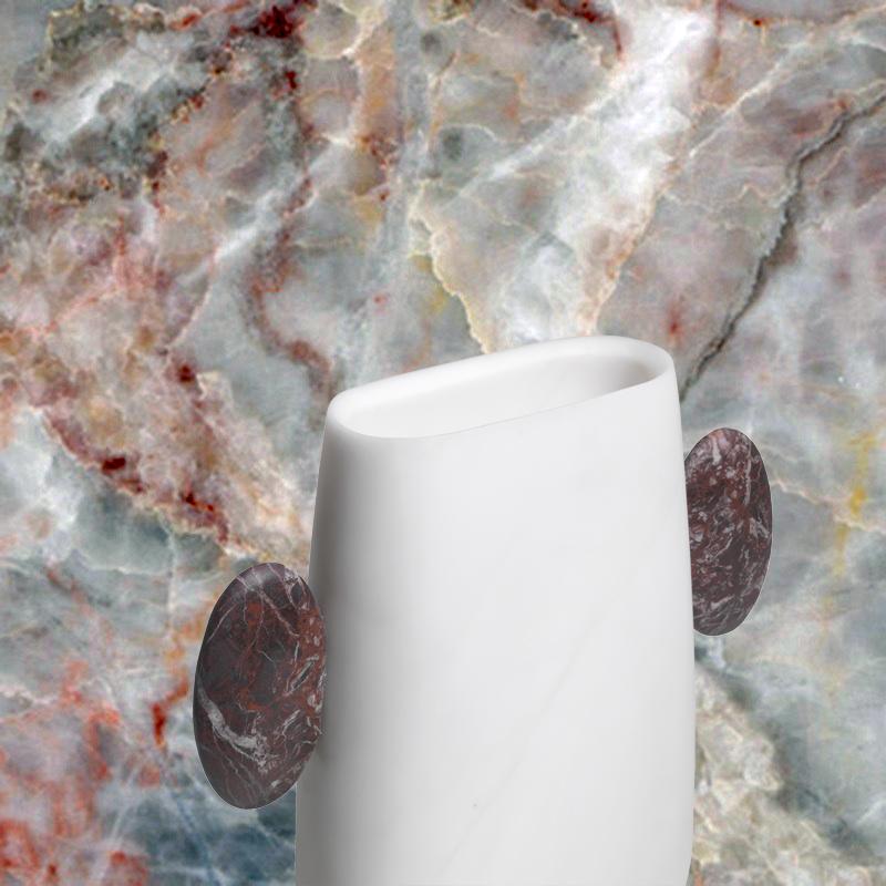 Pietro Marble Vase by Matteo Cibic For Sale 4