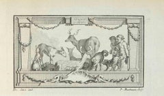 Komposition – Radierung von Pietro Martinasi – 1771