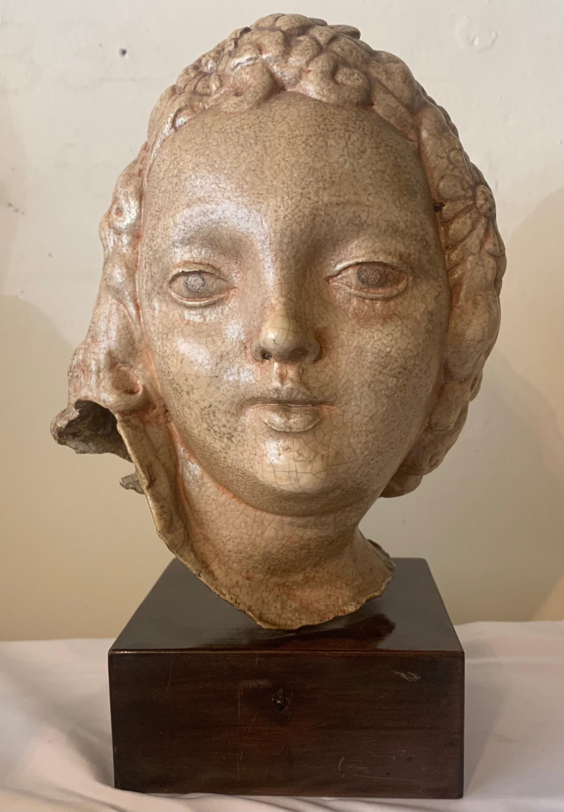 Pietro Melandri, Faenza (1885-1976). Head of a young girl. 13