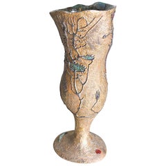 Pietro Melandri Ceramic Chalice Sculpture