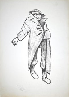 La aiguière - Lithographie originale de Pietro Morando - Années 1950