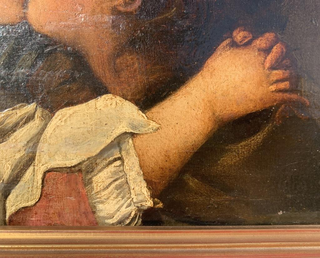 Pietro Della Vecchia (Venetian Master) - 17th century figure painting  For Sale 2