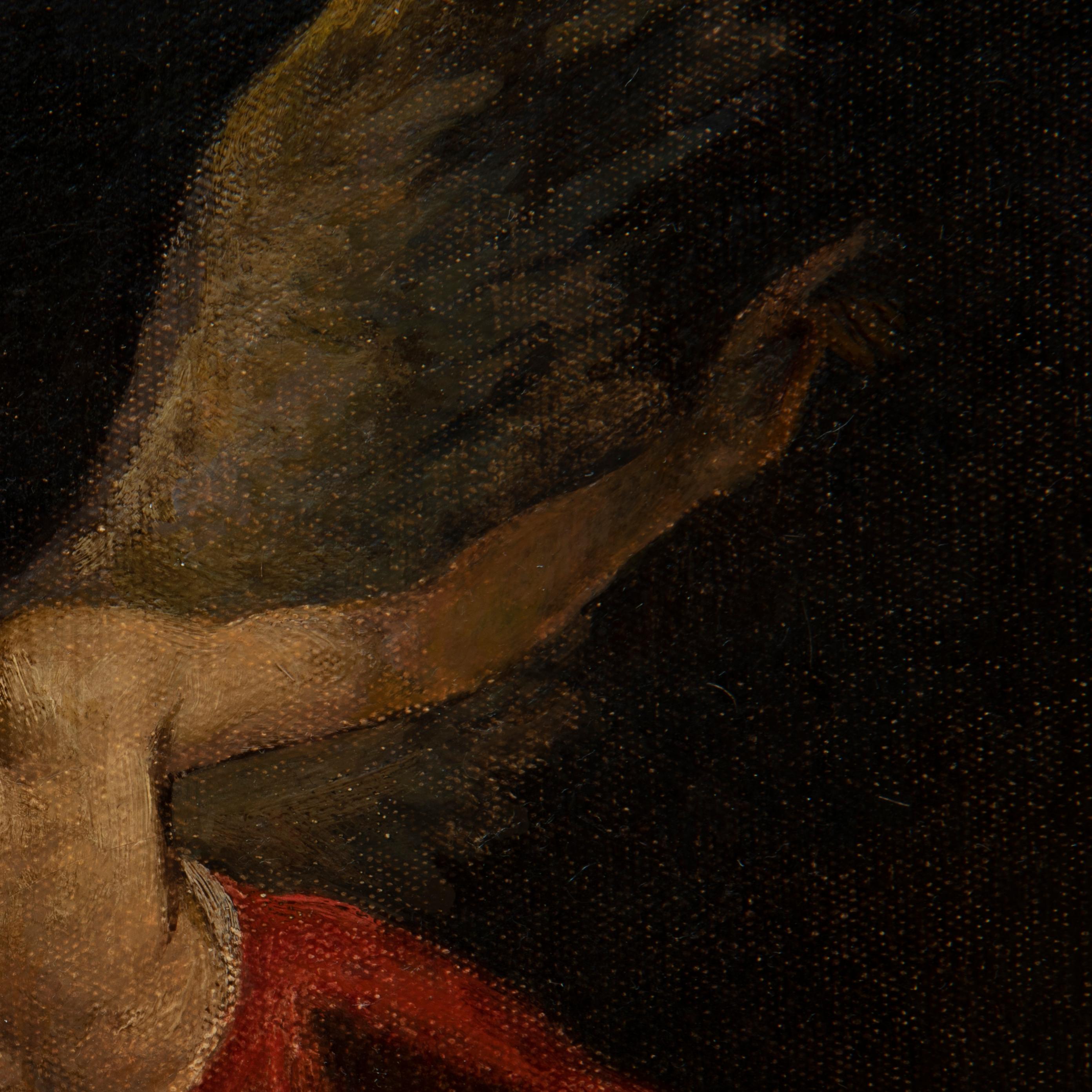 Pietro Novelli, Italienisches religiöses Gemälde des 17. Jahrhunderts  im Zustand „Gut“ im Angebot in Roma, IT