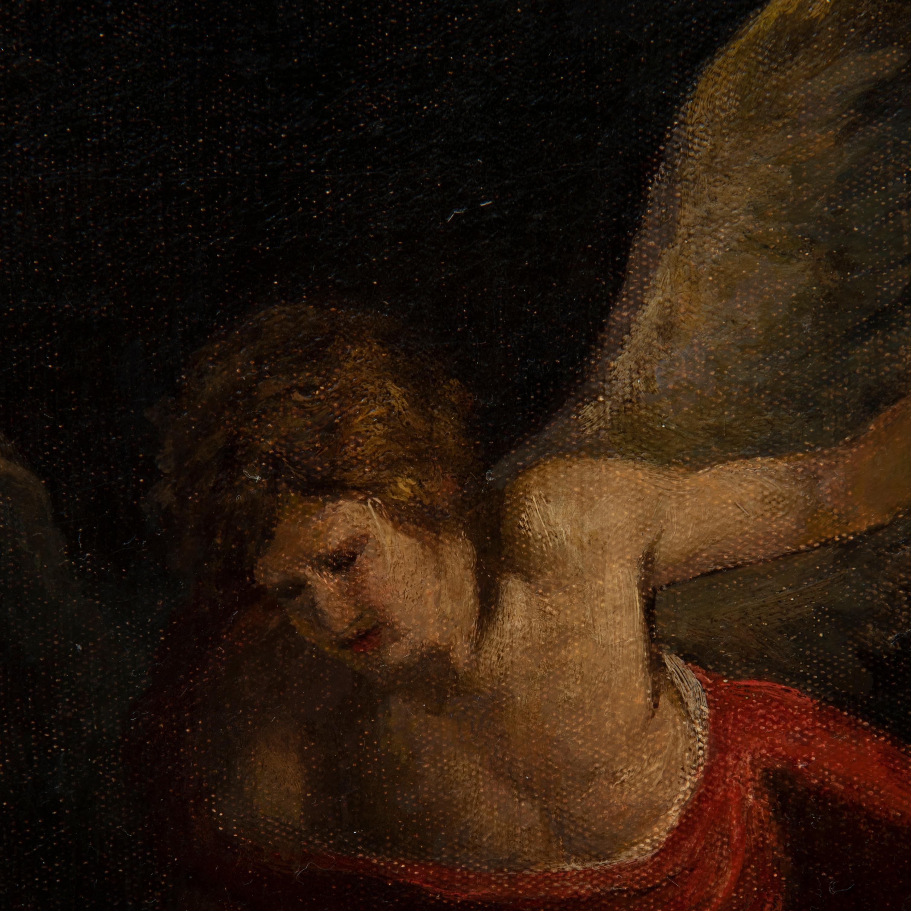 Pietro Novelli, Italienisches religiöses Gemälde des 17. Jahrhunderts  (18. Jahrhundert und früher) im Angebot