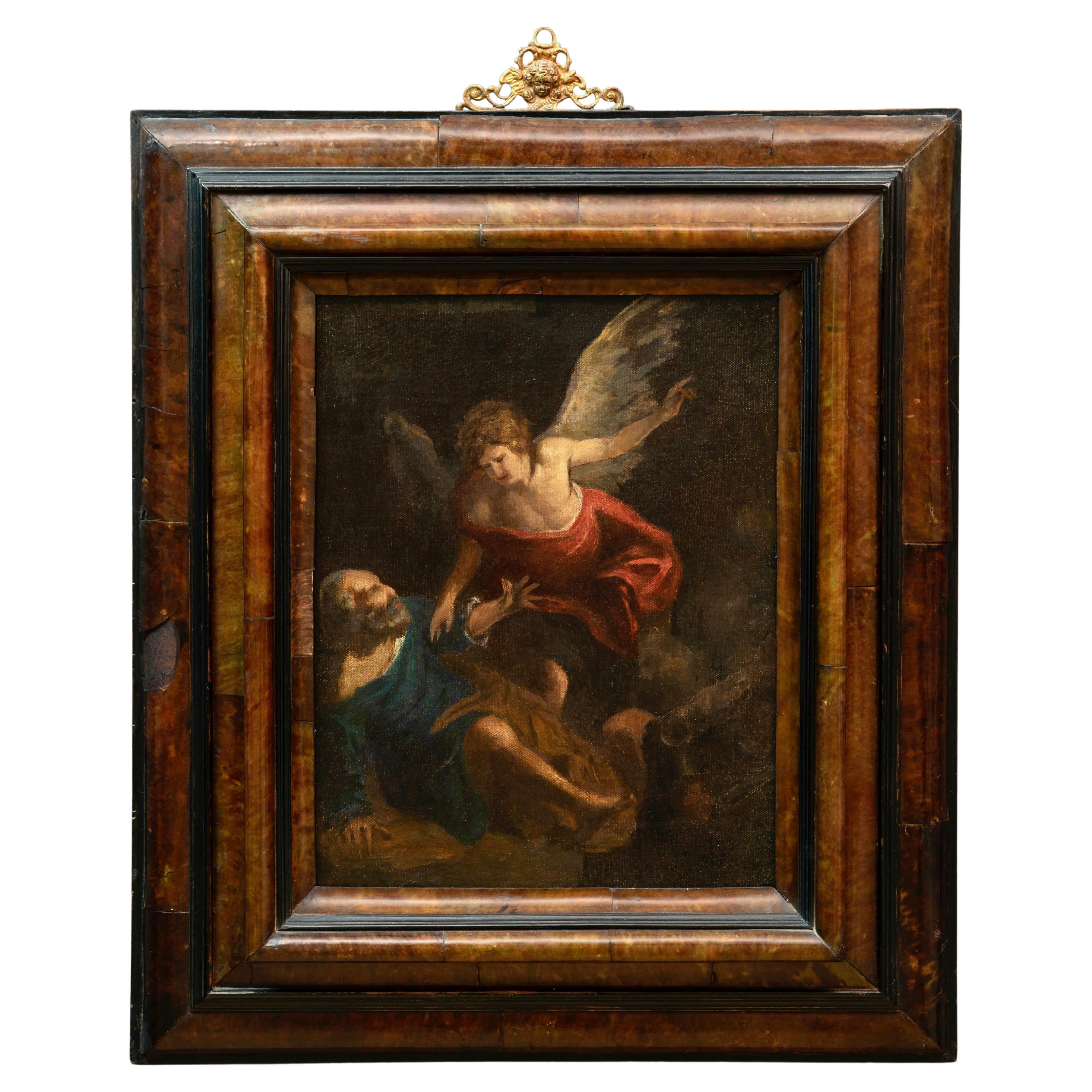 Pietro Novelli Peinture religieuse italienne du 17e siècle  en vente