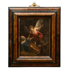 Antique Pietro Novelli 17th Century Italian Religious Painting 