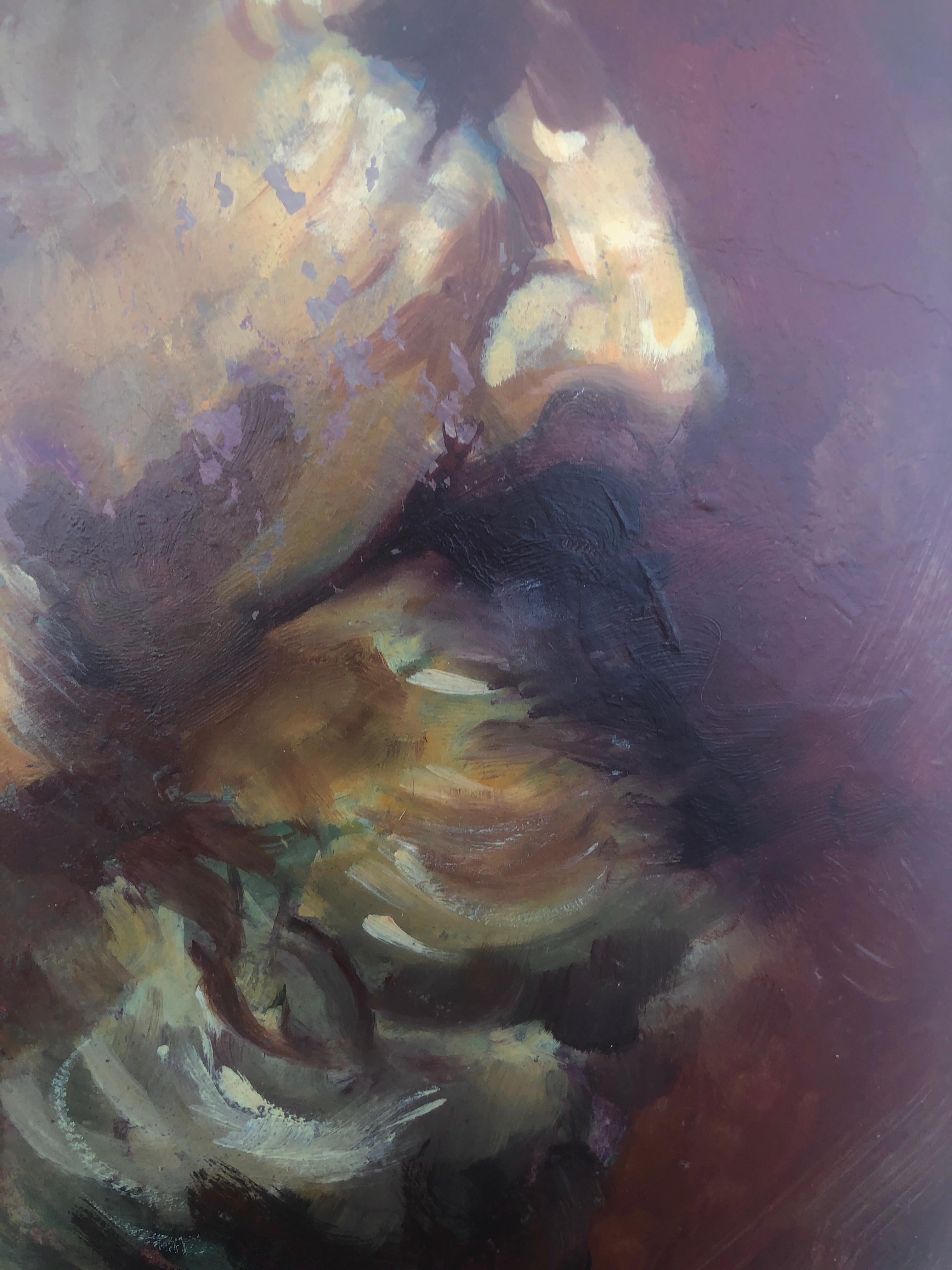 Vecchio uomo anziano dipinto ad olio su tavola - Painting Barocco di Pietro Paolo Bonzi