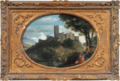 Pietro Paolo Bonzi - 17th century landscape painting - Flight into Egypt - Italy