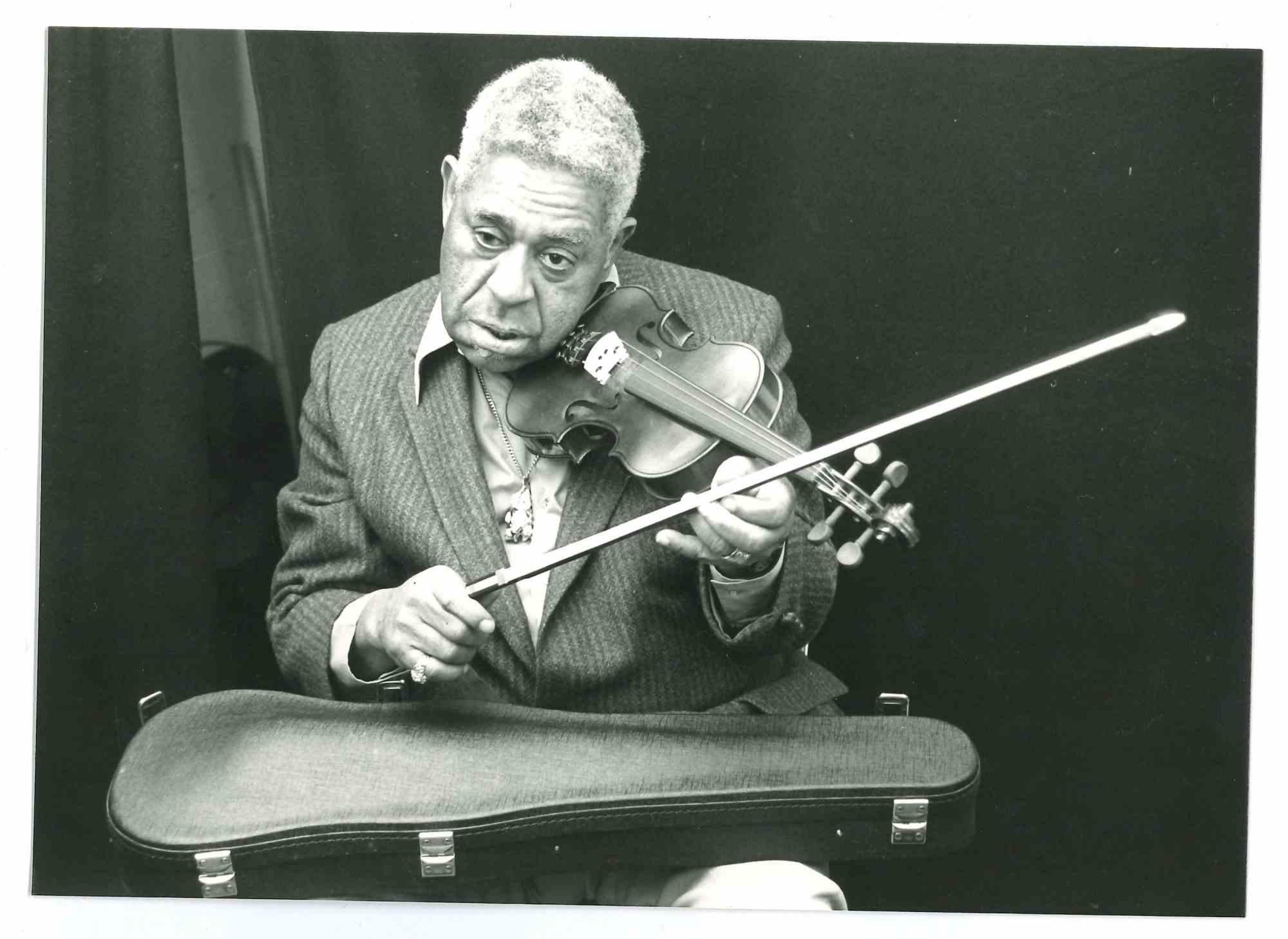 Pietro Redaelli Figurative Photograph - Vintage Photograph Of Dizzy Gillespie - 1980s