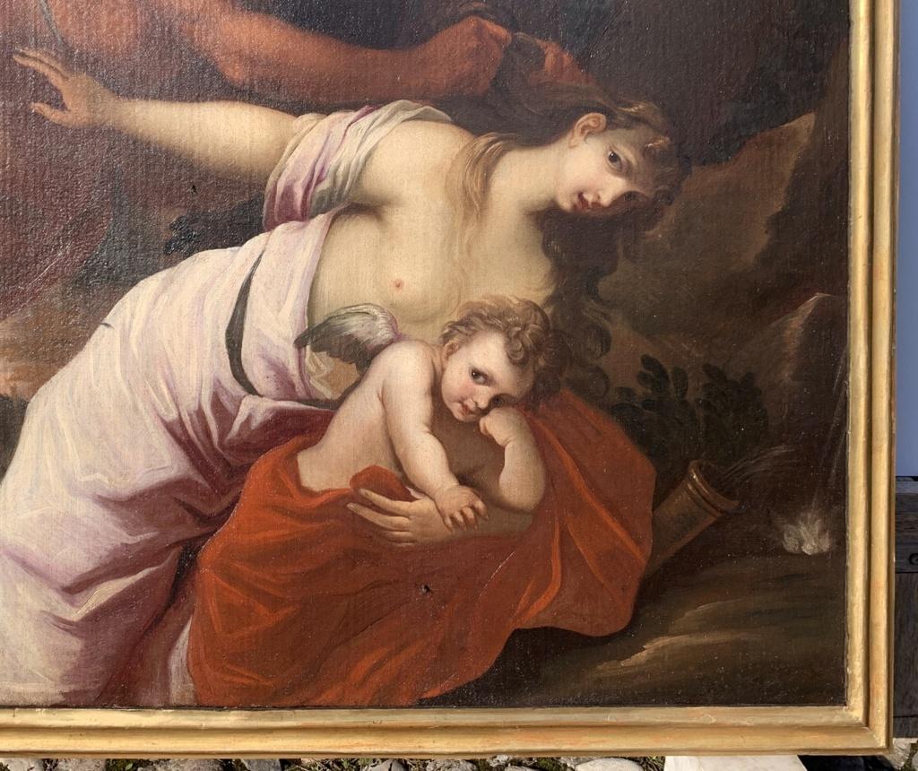 Pietro Ricchi attributed - 17th century Italian figure painting - Venus Cupid  2