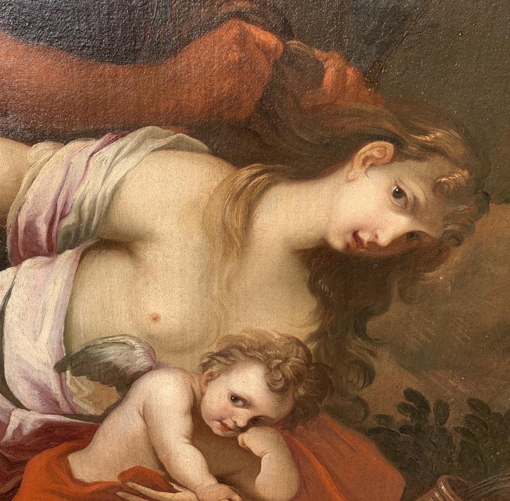 Pietro Ricchi attributed - 17th century Italian figure painting - Venus Cupid  3