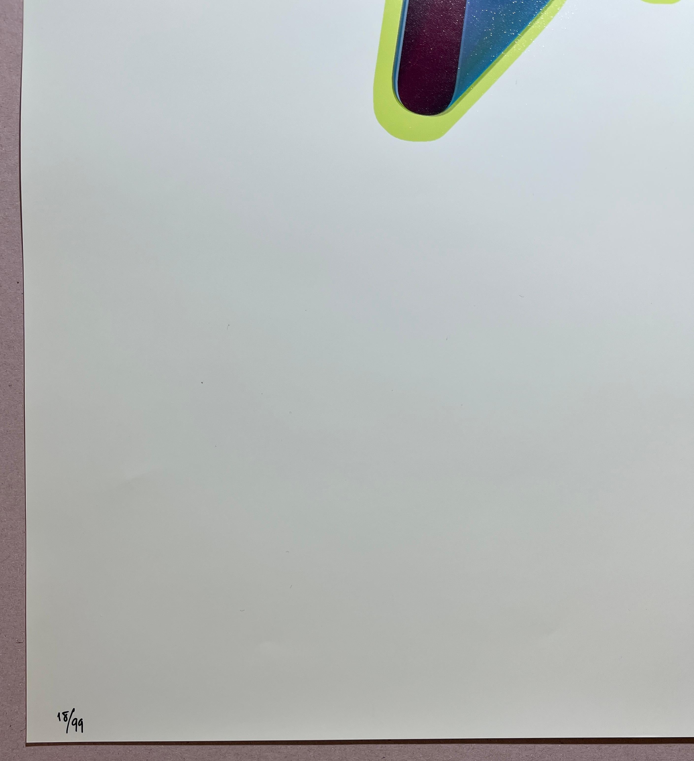 Pietro Sanguineti German artist Impresión digital original firmada a mano 2005 n1 en venta 2
