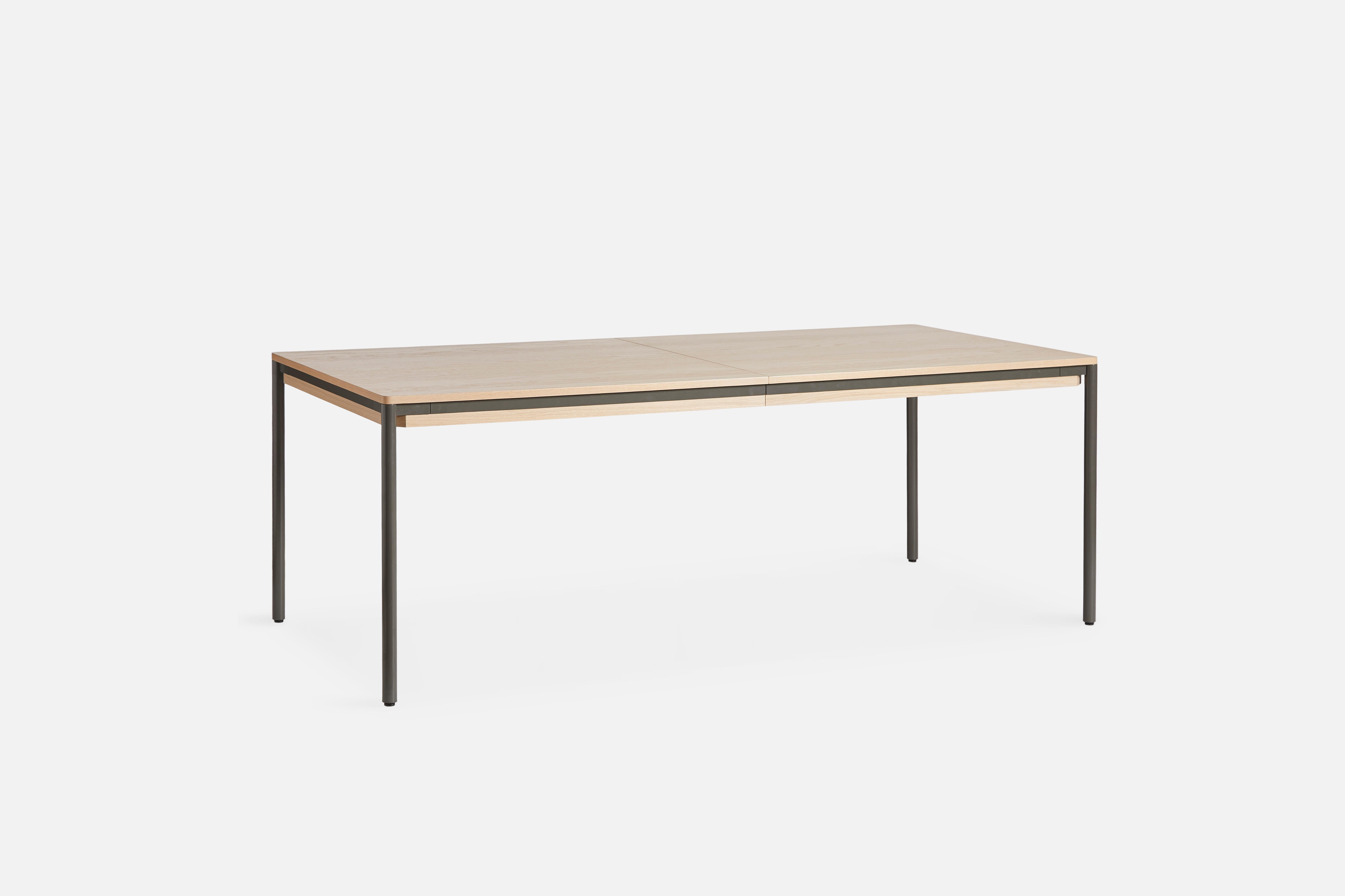 Piezas Extendable Dining Table by Silvia Ceñal
Materials: Lacquer, oak, metal
Dimensions: D 95 x W 200 x H 74 cm
Also available in different sizes. Please contact us. 

The founders, Mia and Torben Koed, decided to put their 30 years of